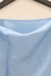 BASERANGE silk tulle top TORE-SV-SP22 MID-BLUE